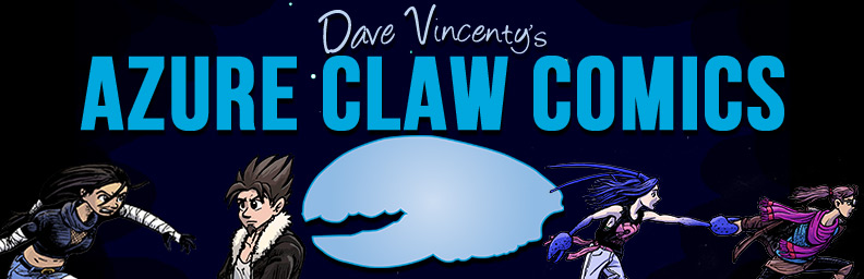 Dave Vincenty's Azure Claw Comics